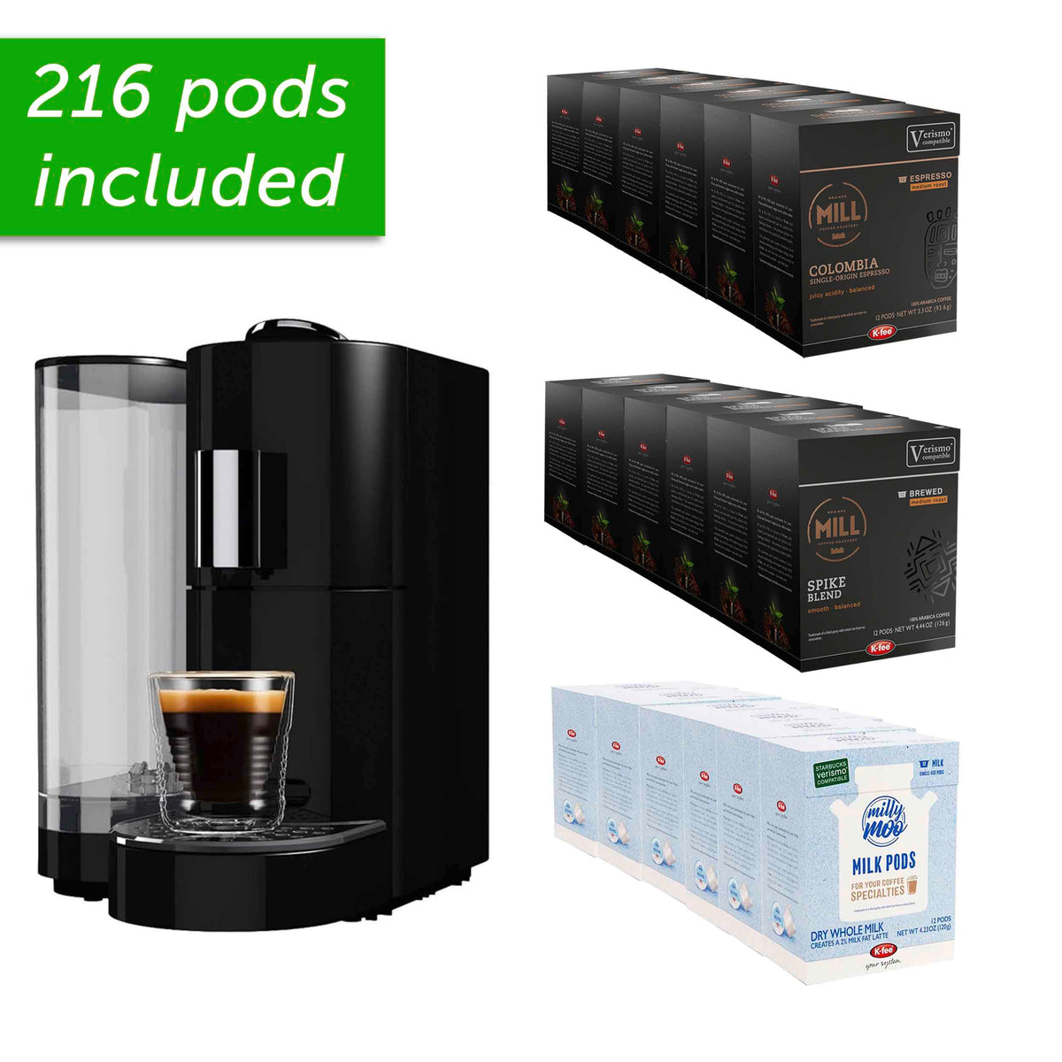 K fee pods verismo best sale