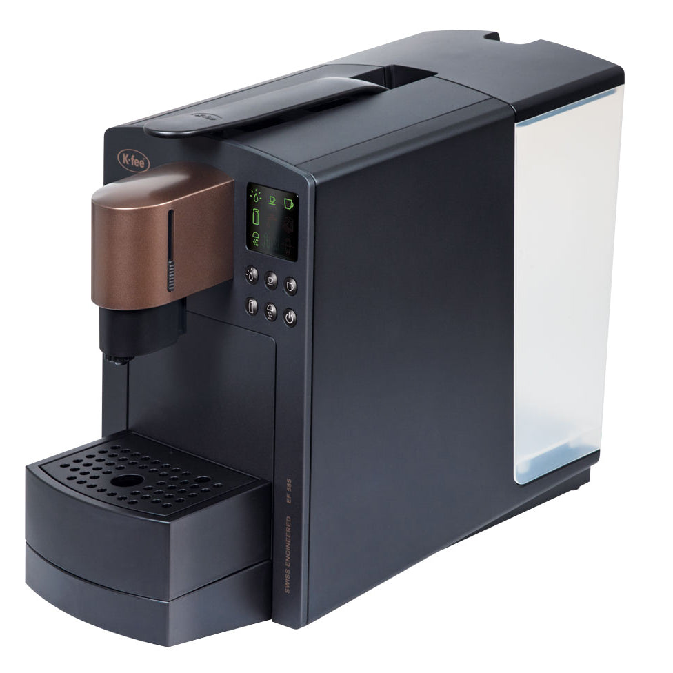 Side view of Grande coffee and espresso maker